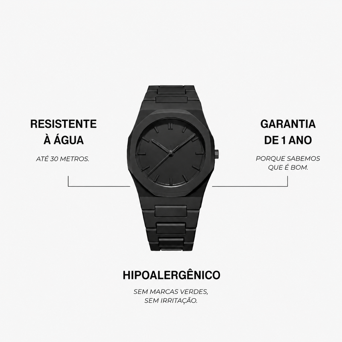 Relógio Carbon X Black Masculino